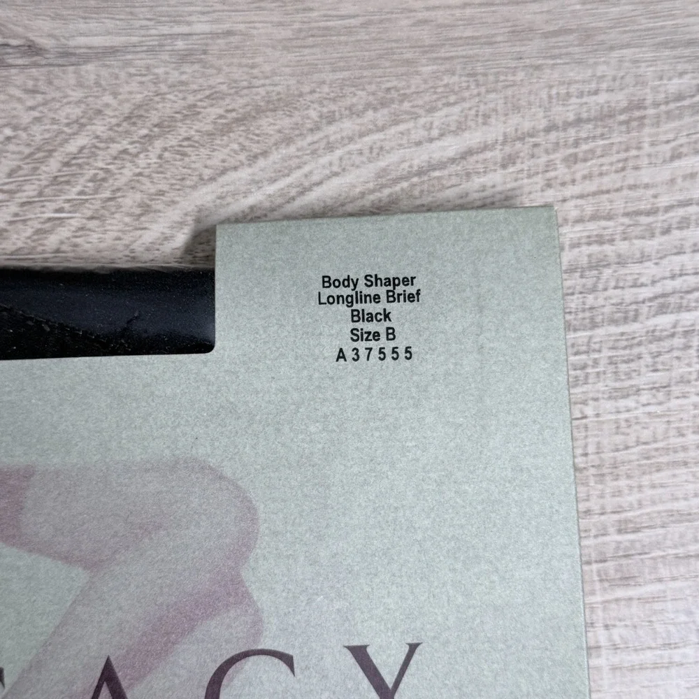 Legacy Legwear Body Shaper Longline Brief Hosiery Lot Of 3 Mixed Colors Size B